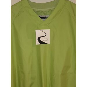 Rae’s Creek Lined Wind Shirt Lime Green New with tags on